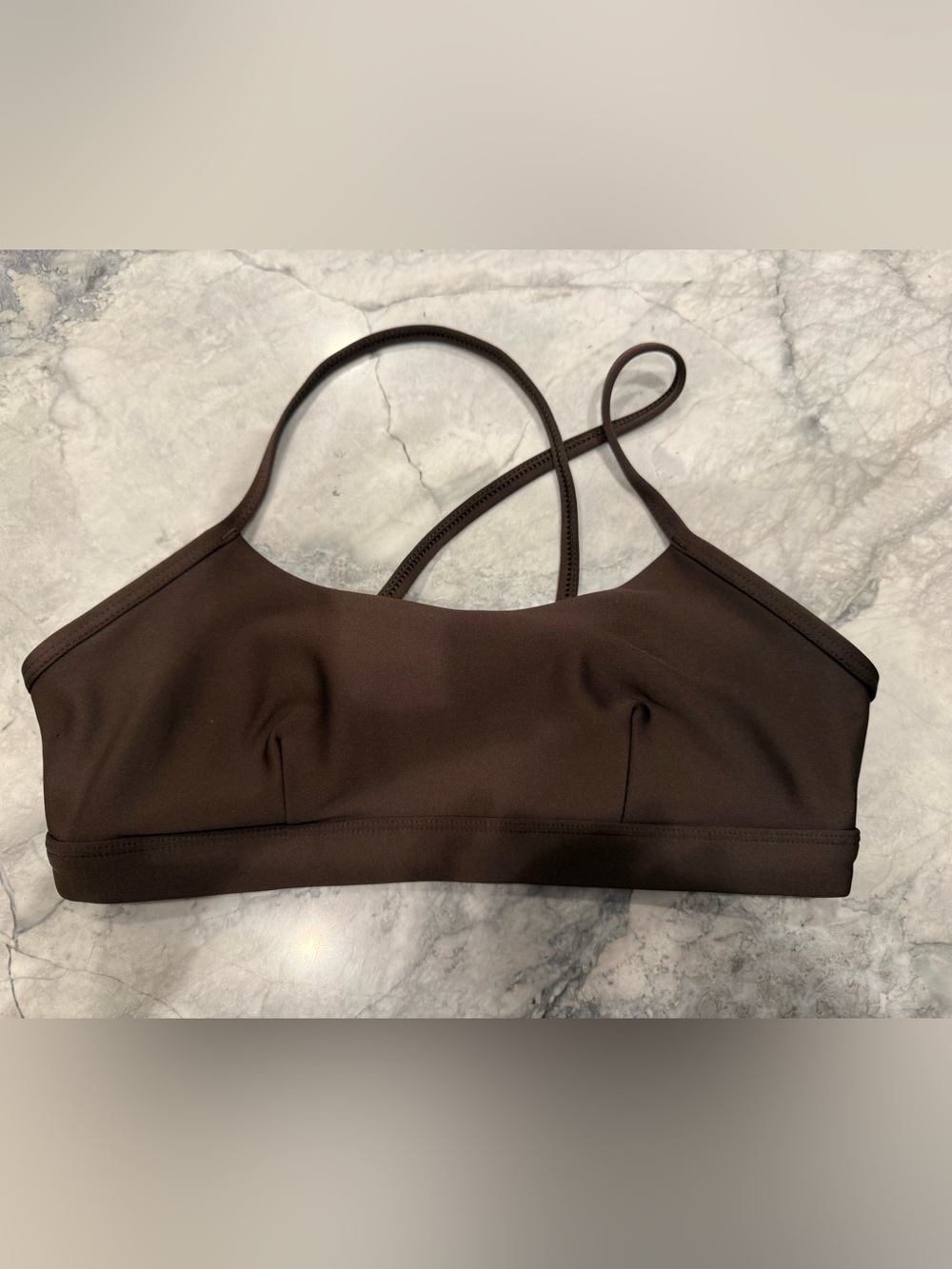 ALO Airlift Intrigue Bra - Espresso